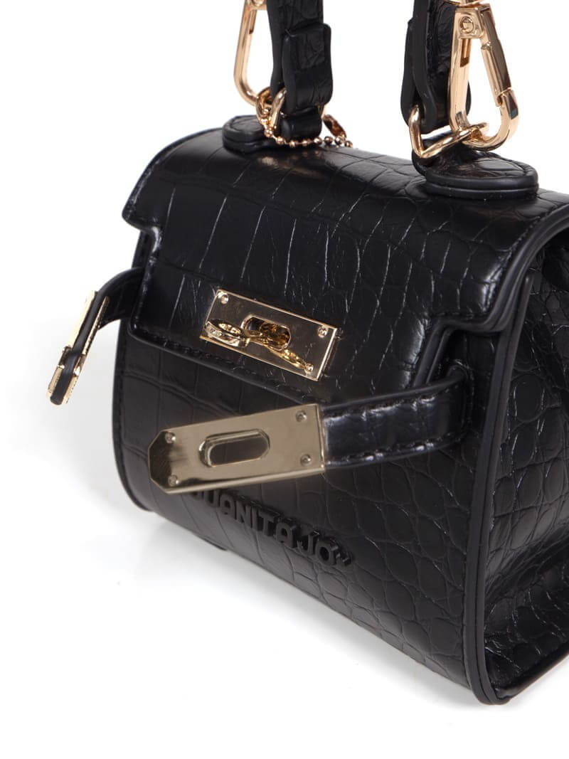 LIPSTICK BAG  NEGRO CROCO SOPHIE