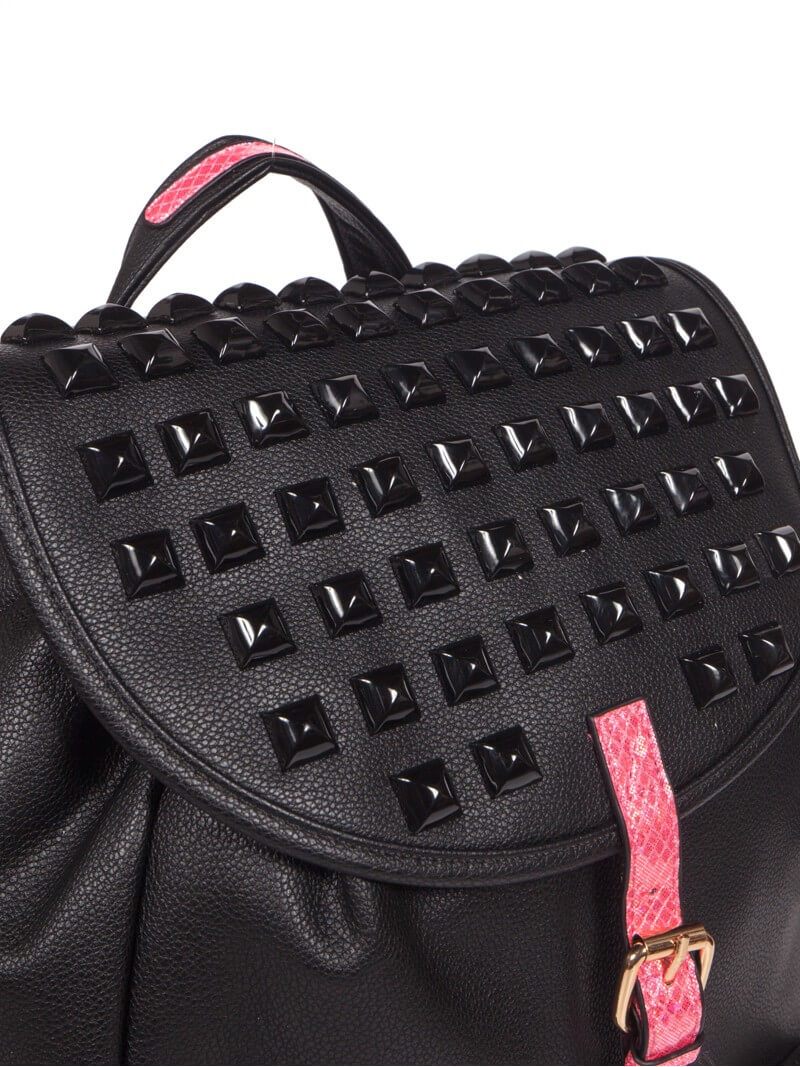 Mochila para notebook "14 negra y fucsia Marie Curie