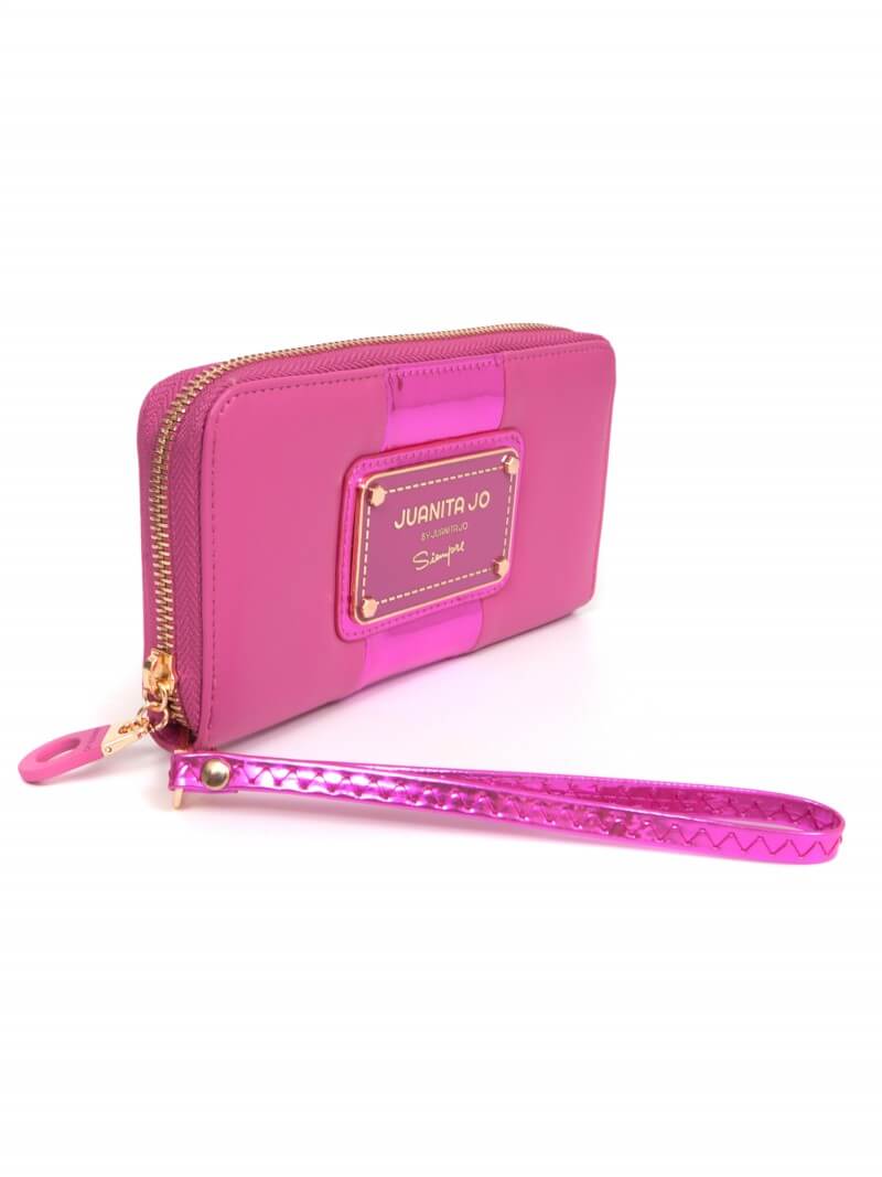 BILLETERA FUCSIA HAND POCKET