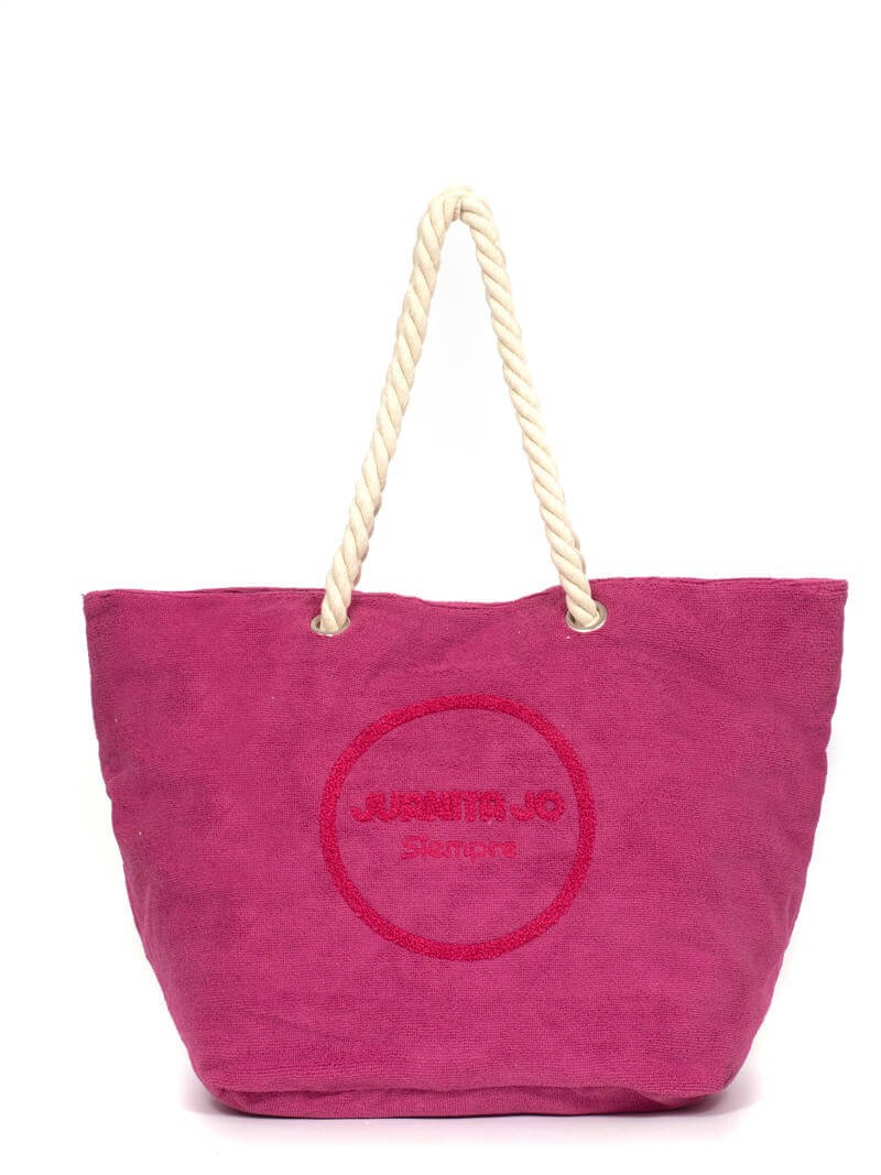 BOLSO DE PLAYA BAHIA FUCSIA