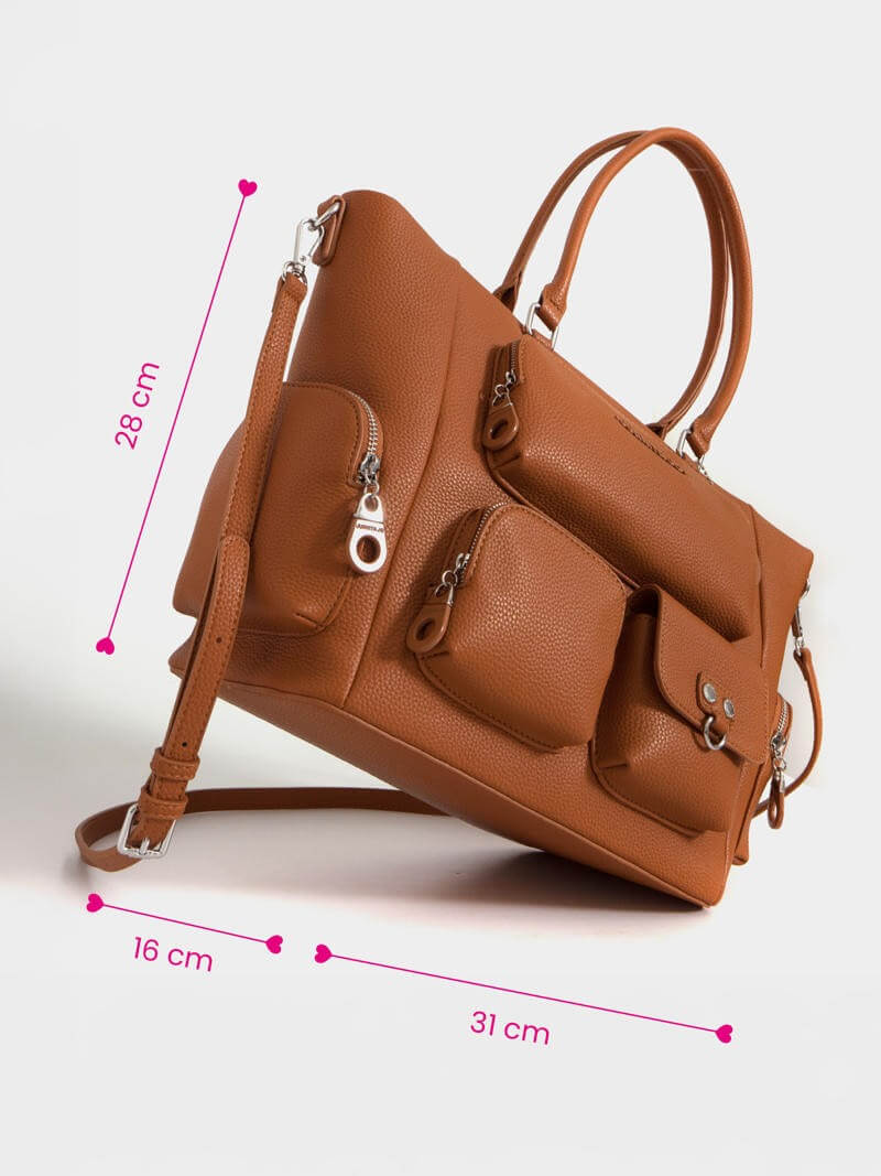 Cartera camel Emilia