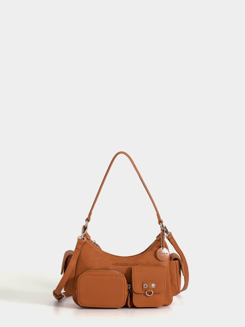 Cartera Baguette camel Emilia