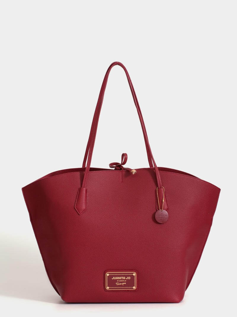 Shopping bag trapecio rojo Madison