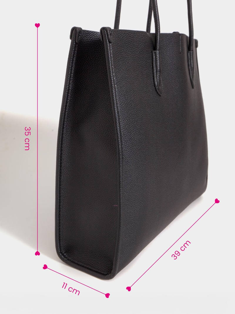 Shopping bag negra Madison