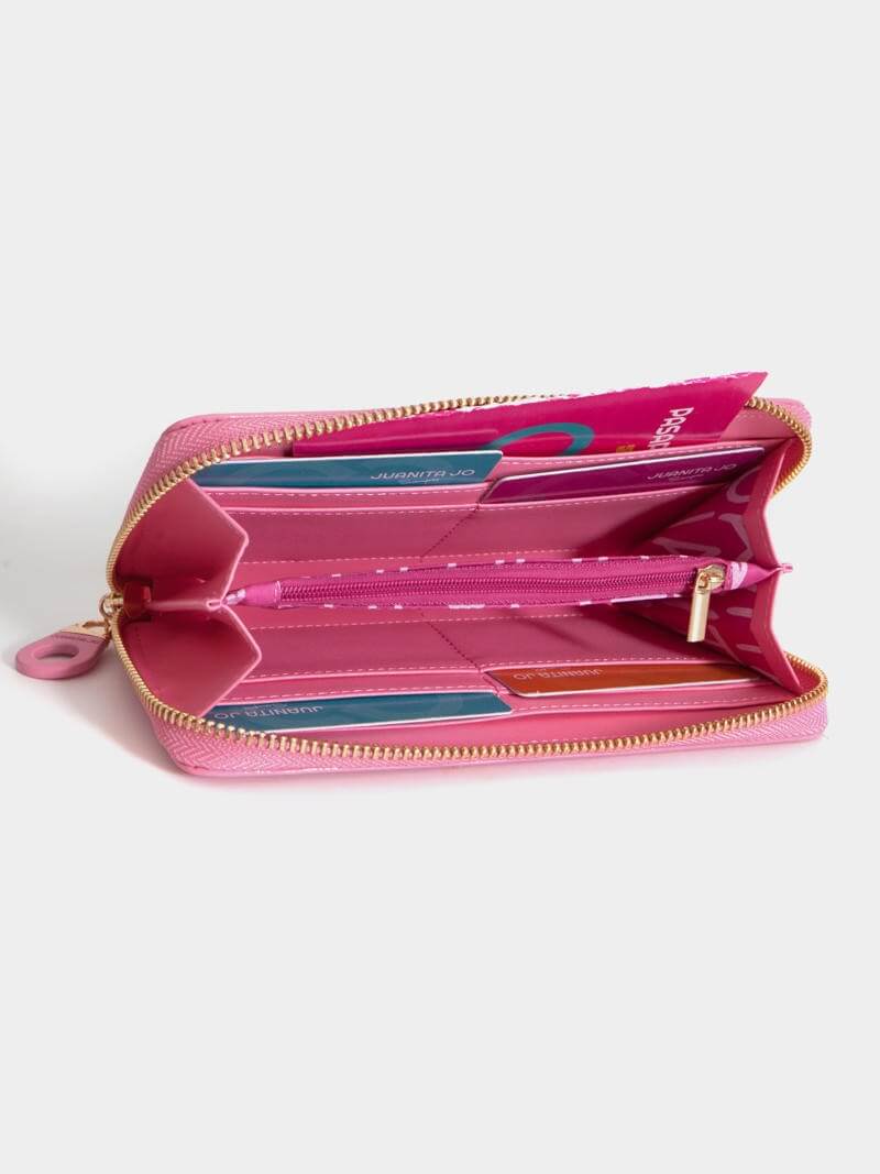 Billetera hand pocket fucsia