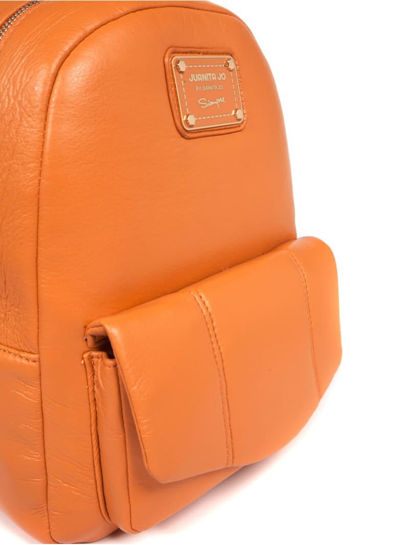 MOCHILA PUFFER  NARANJA MELANIE