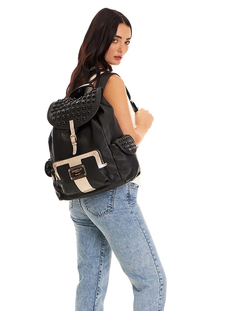 Mochila para notebook de "14 negra y oro Mari Curie