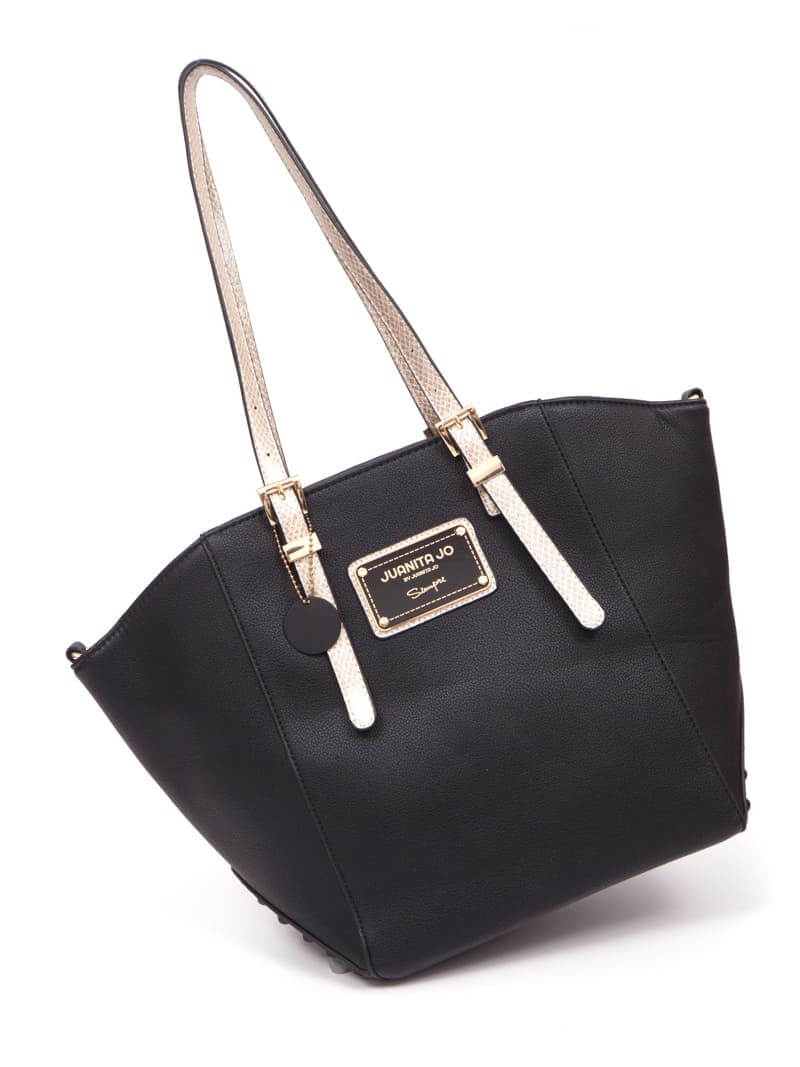 CARTERA DORA NEGRO Y DORADO