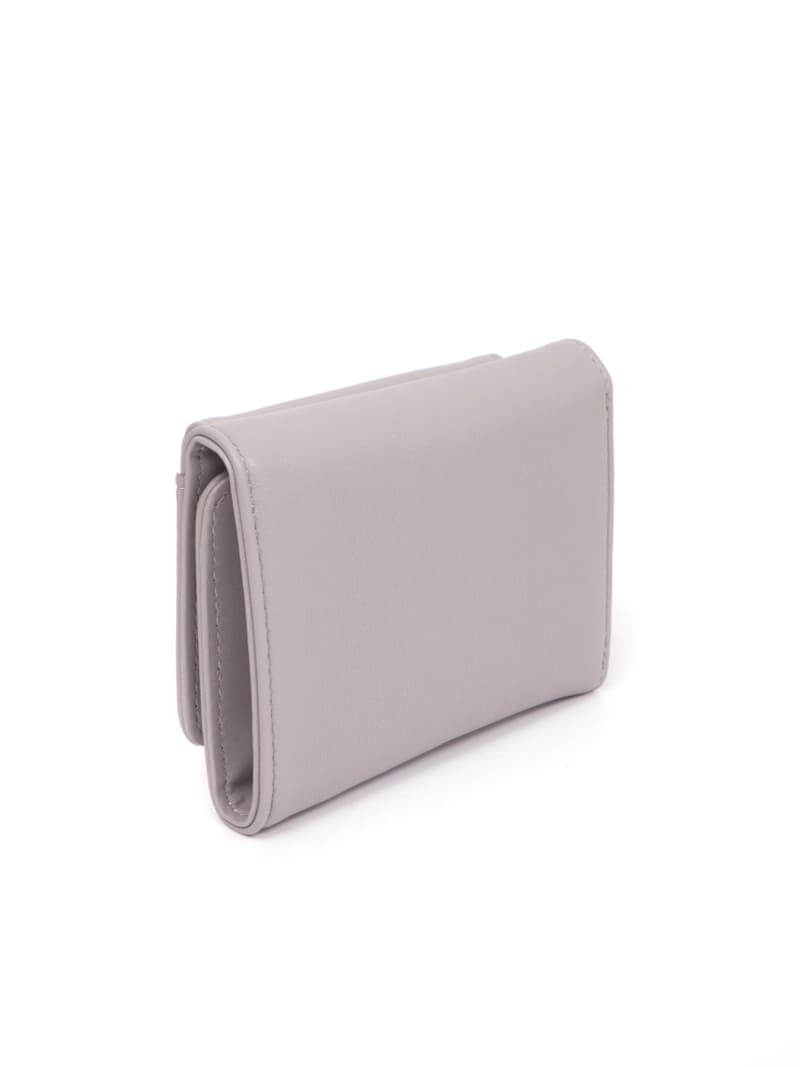 BILLETERA GRIS PEQUEÑA CON BOLSILLO EXTERNO