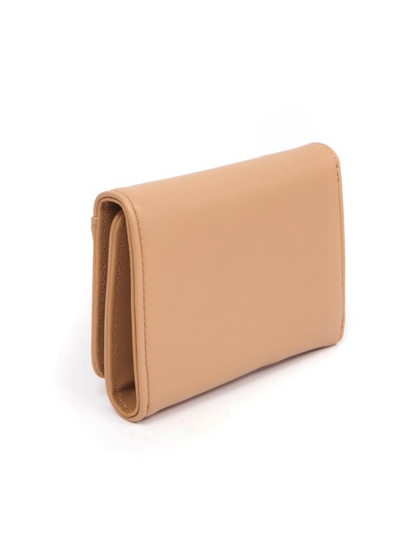 BILLETERA CAMEL PEQUEÑA CON BOLSILLO EXTERNO
