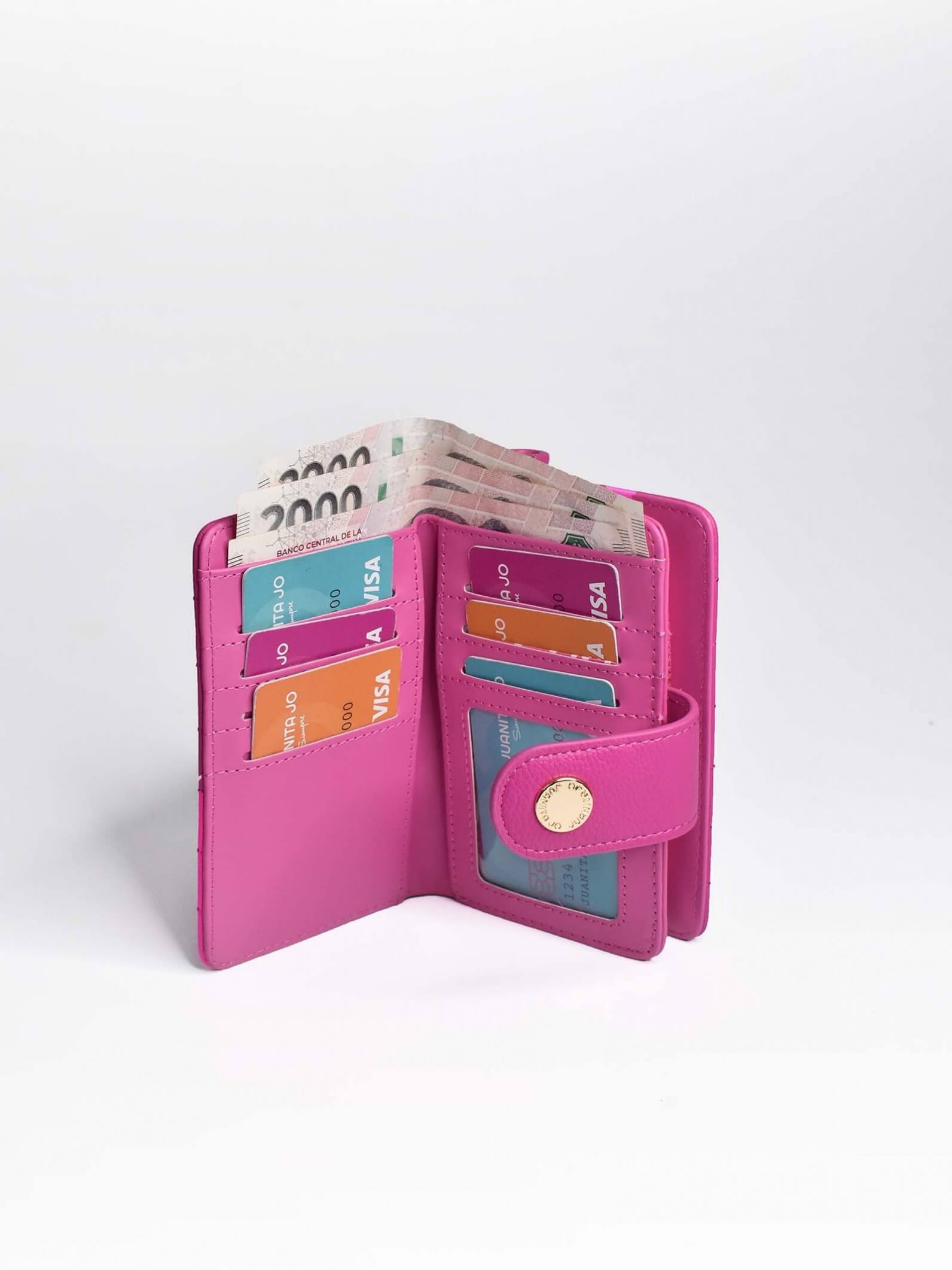 BILLETERA PEQUEÑA FUCSIA