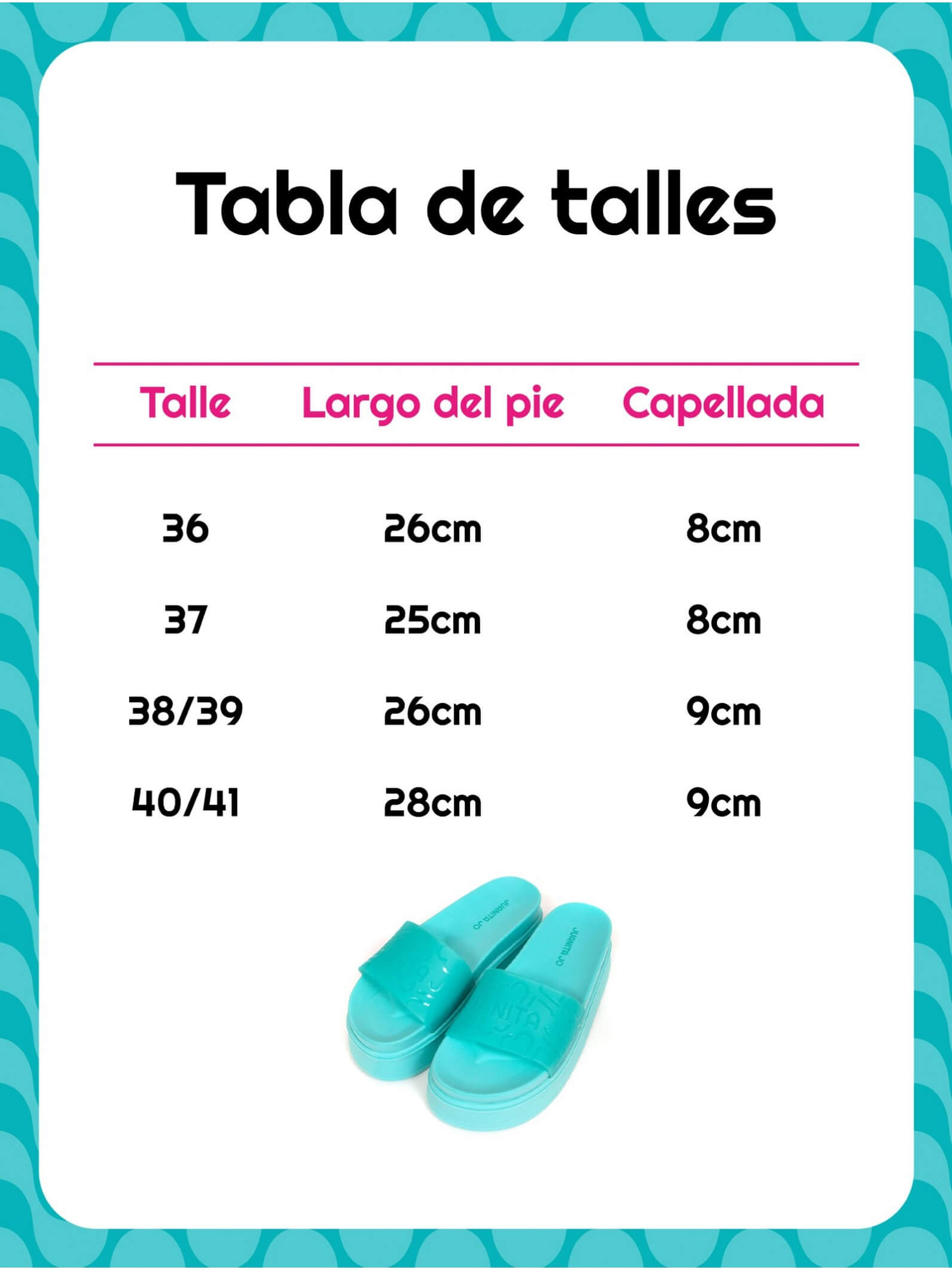 OJOTAS MONOGRAM CON PLATAFORMA TURQUESAS