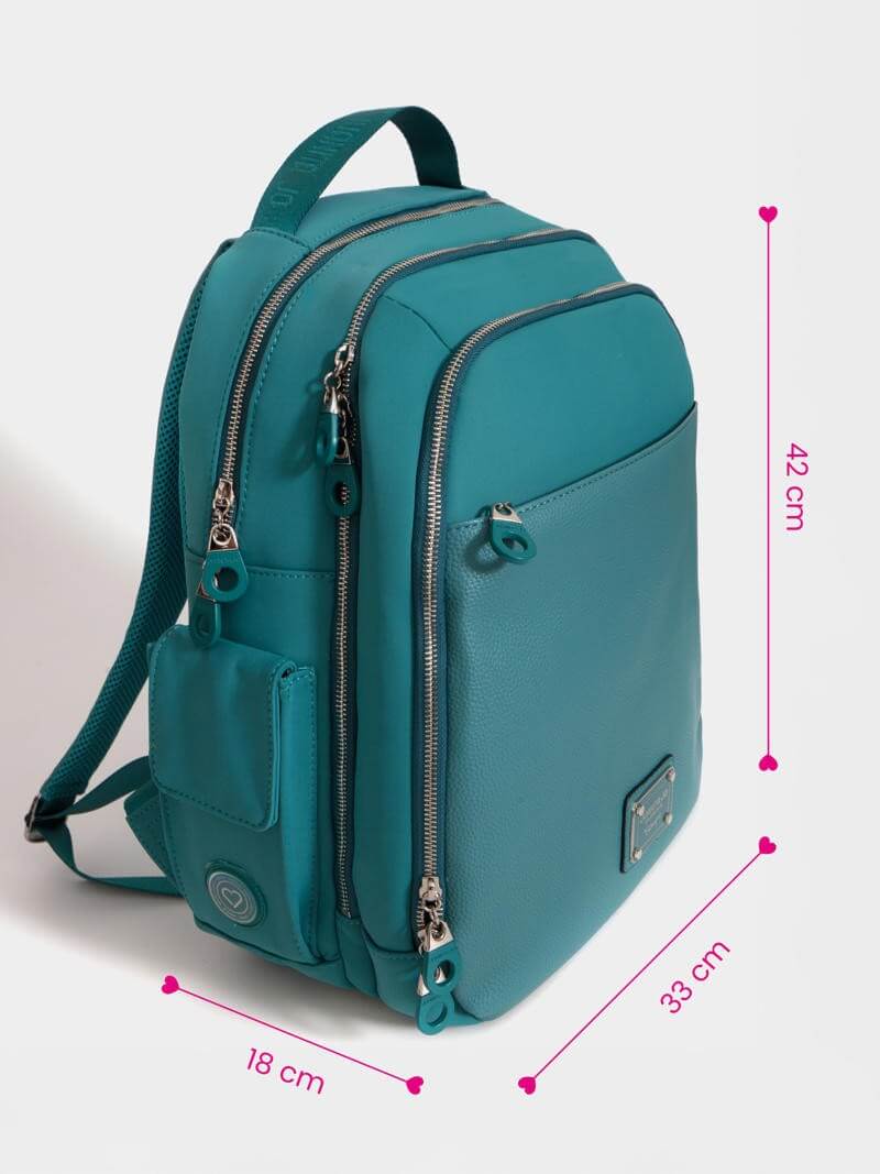 Mochila para notebook de "14 de neoprene verde Aeryn