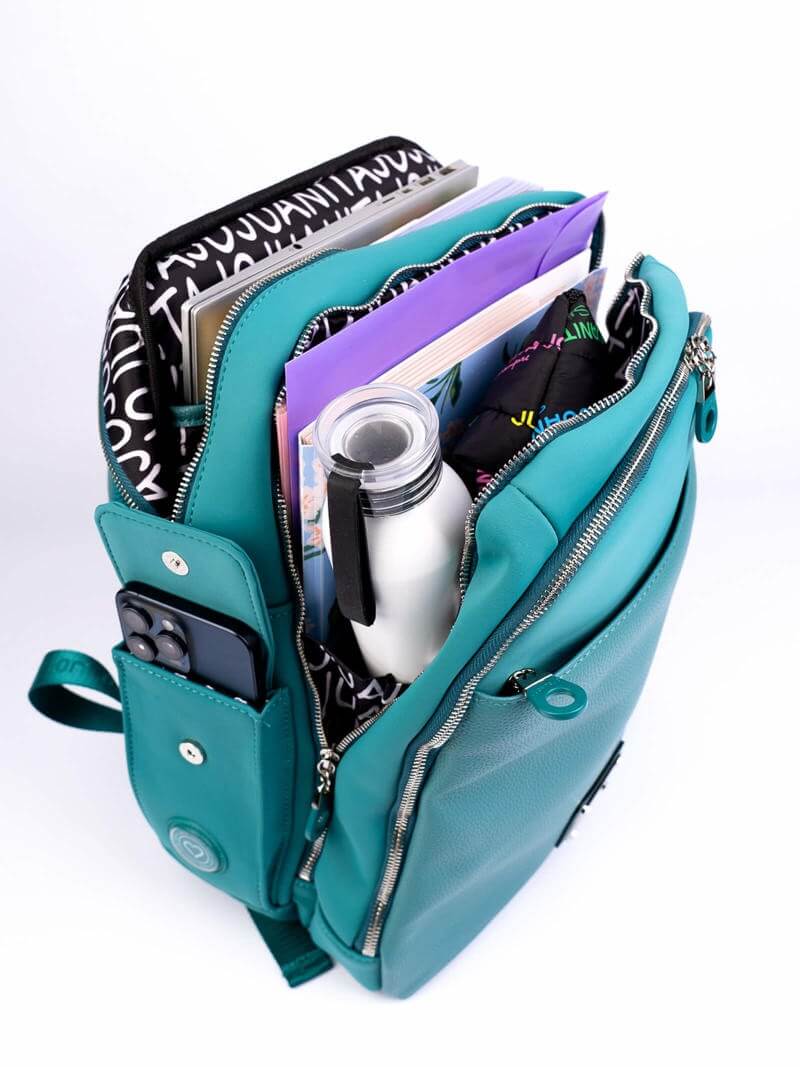 Mochila para notebook de "14 de neoprene verde Aeryn