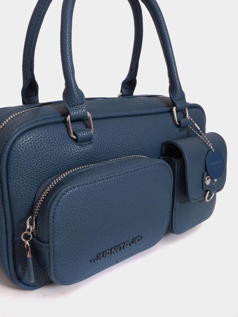 Cartera baulito azul Emilia