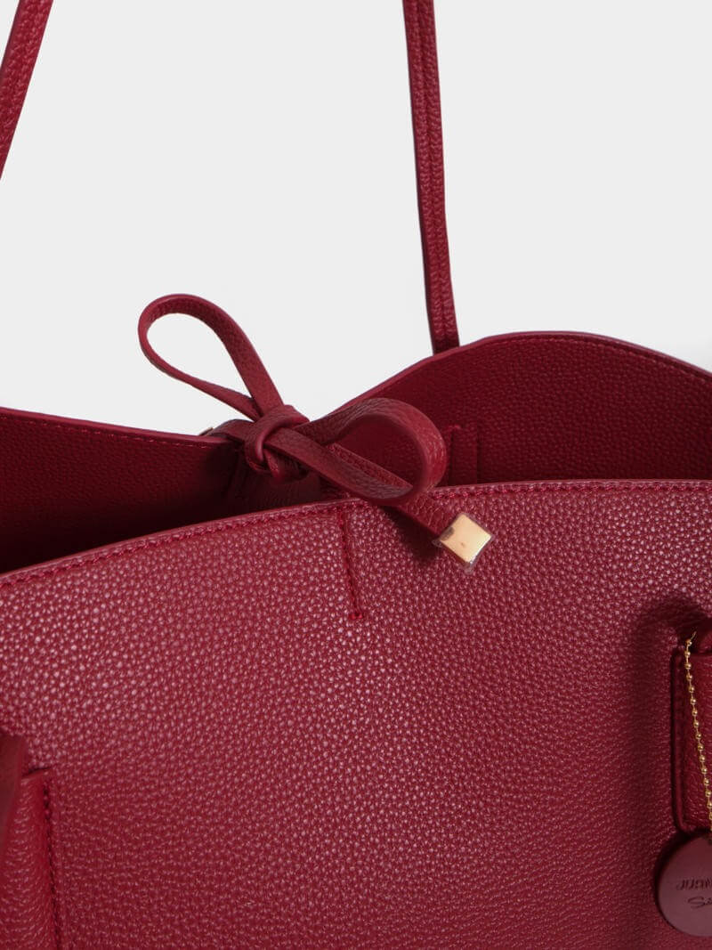 Shopping bag trapecio rojo Madison
