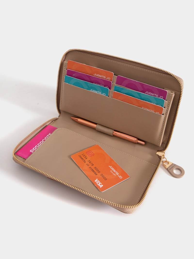 Billetera clásica camel
