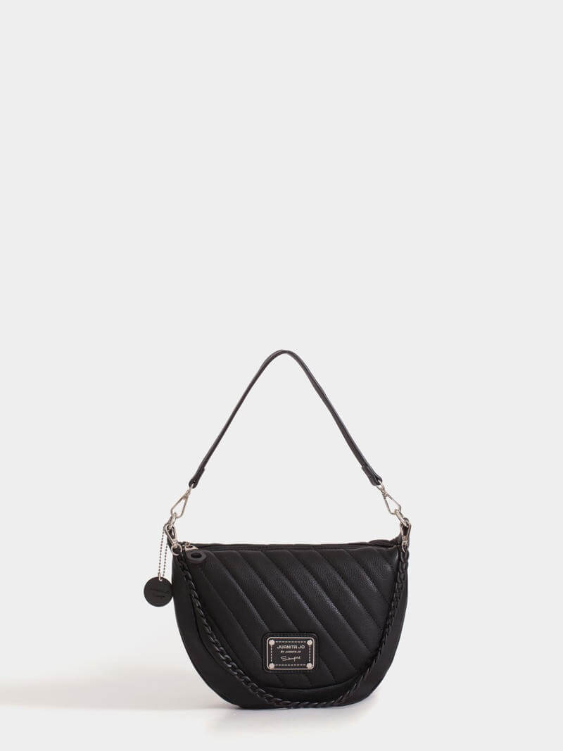 Cartera de hombro negra Andes