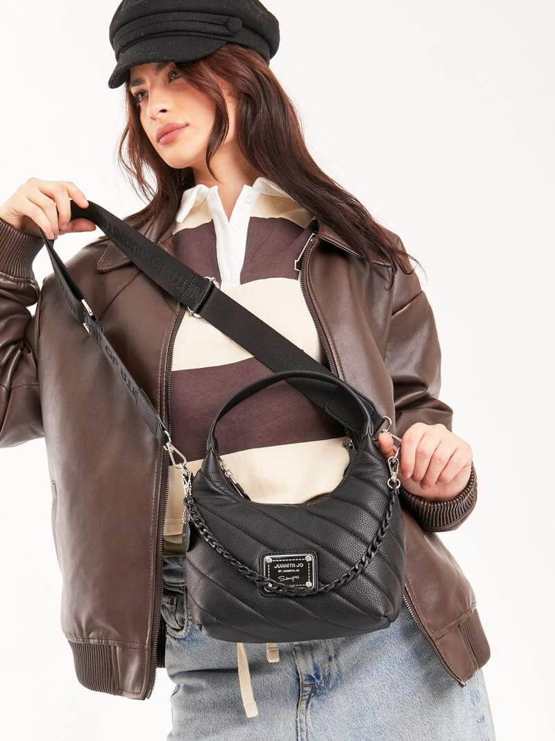 Cartera Baguette negra Andes