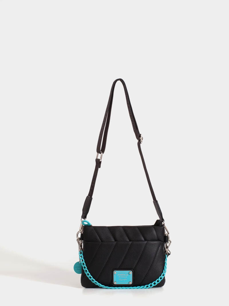 Bandolera negra y turquesa Andes
