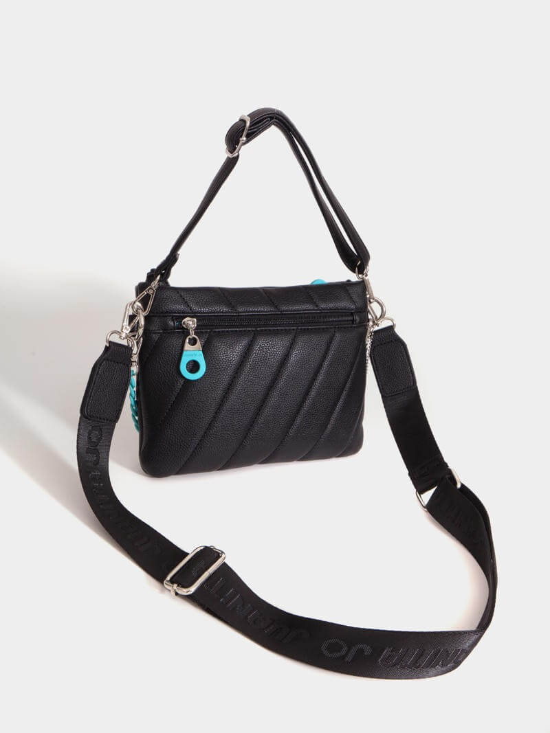 Bandolera negra y turquesa Andes