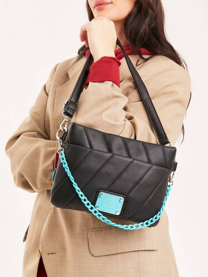 Bandolera negra y turquesa Andes
