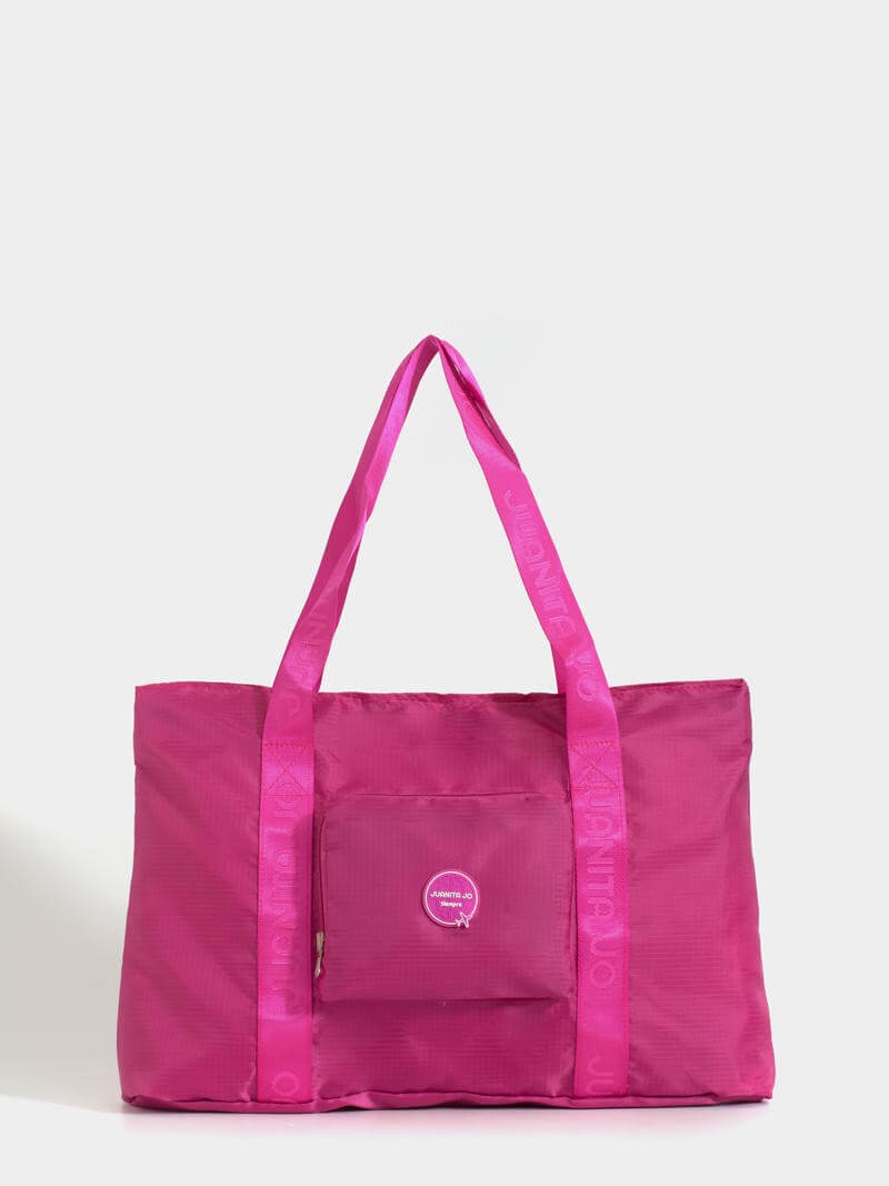 Cartera plegable para viaje fucsia Minimax