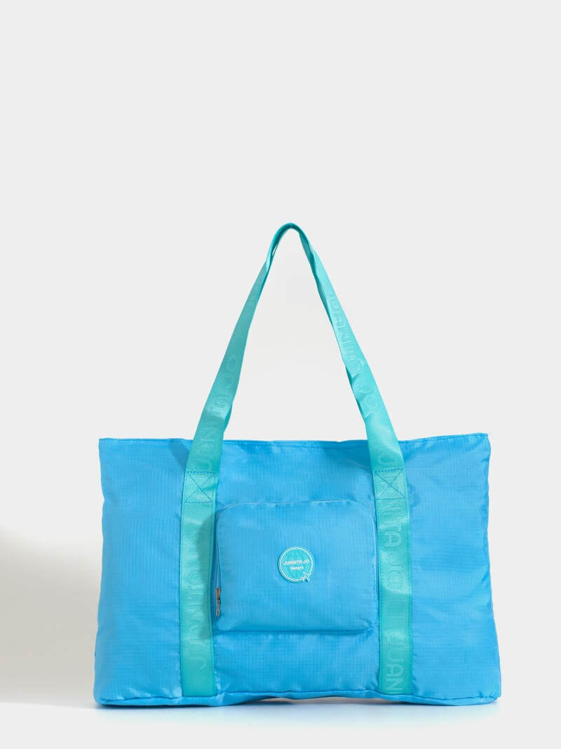 Cartera plegable para viaje turquesa Minimax