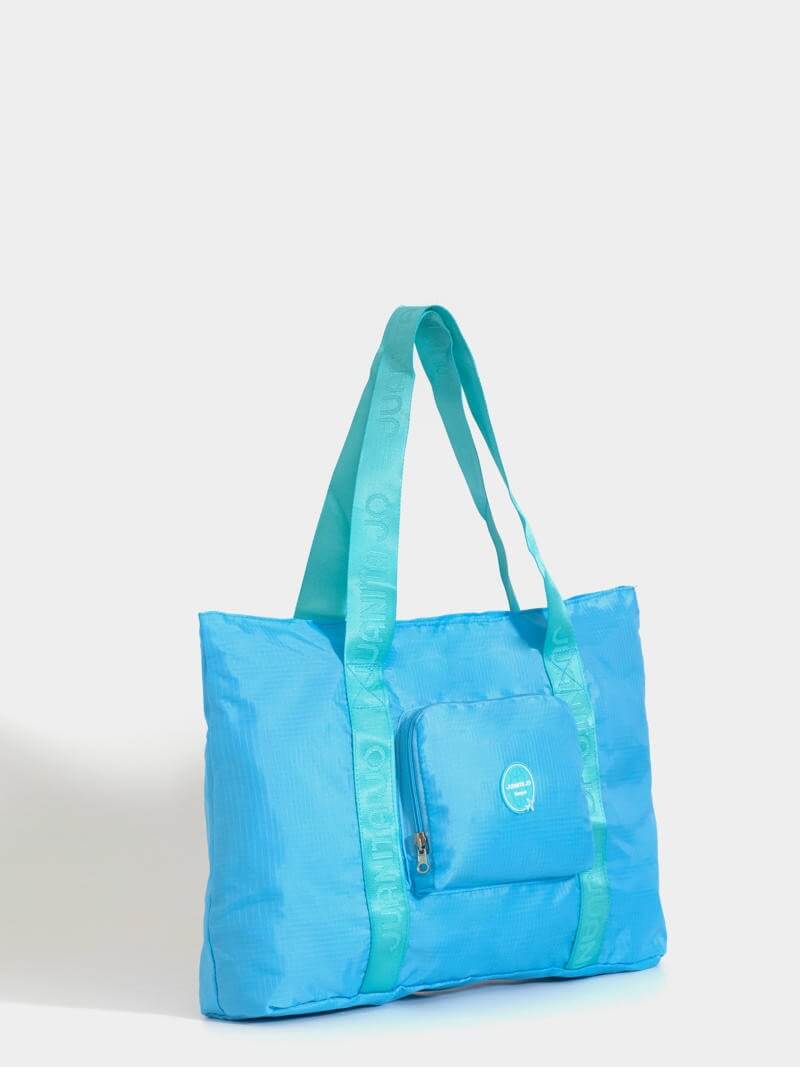 Cartera plegable para viaje turquesa Minimax