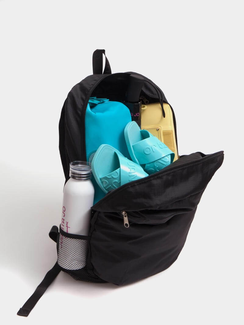Mochila plegable para viaje negra Minimax