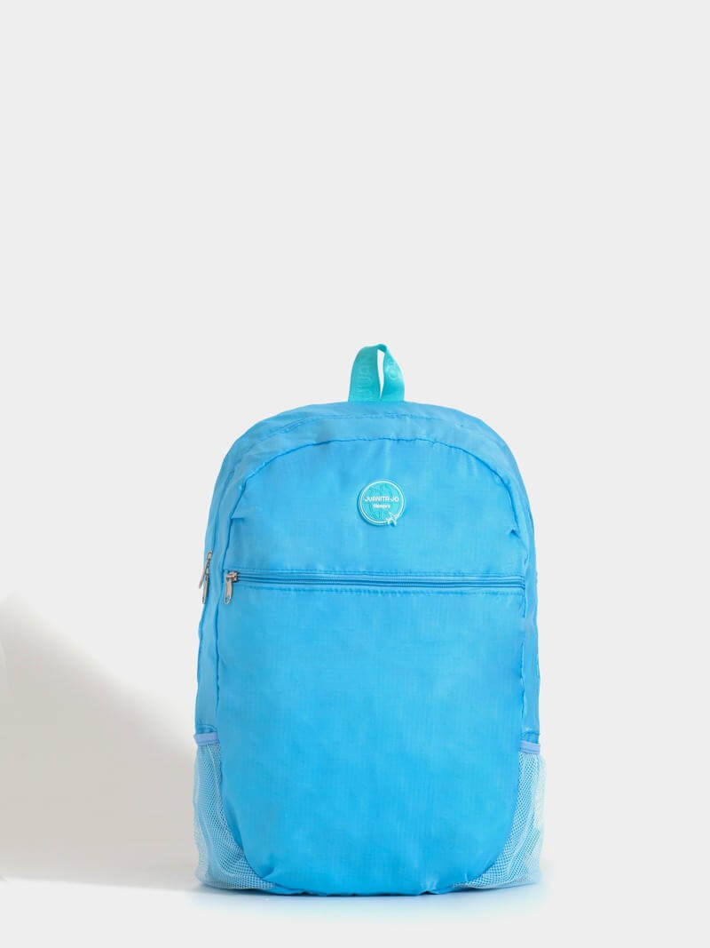 Mochila plegable para viaje turquesa Minimax