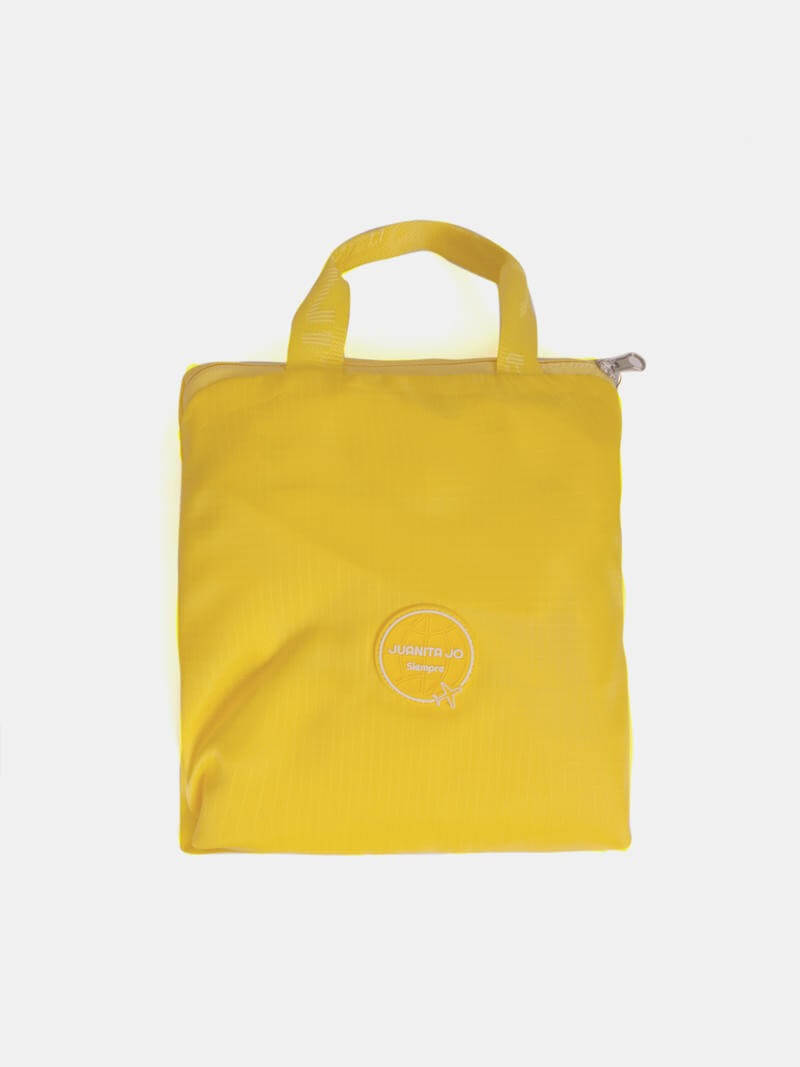 Bolso grande plegable para viaje amarillo Minimax