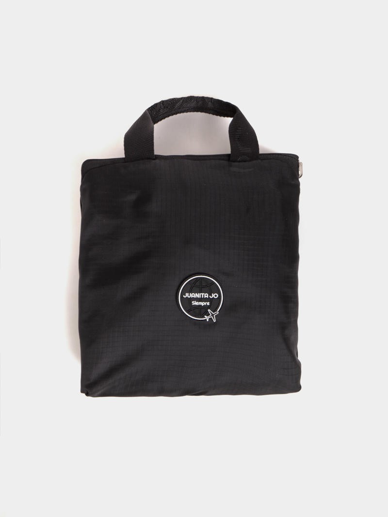 Bolso  grande plegable para viaje negro Minimax