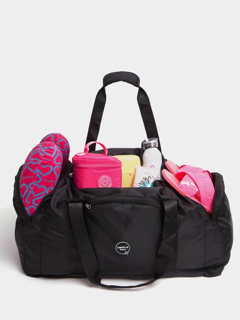 Bolso  grande plegable para viaje negro Minimax