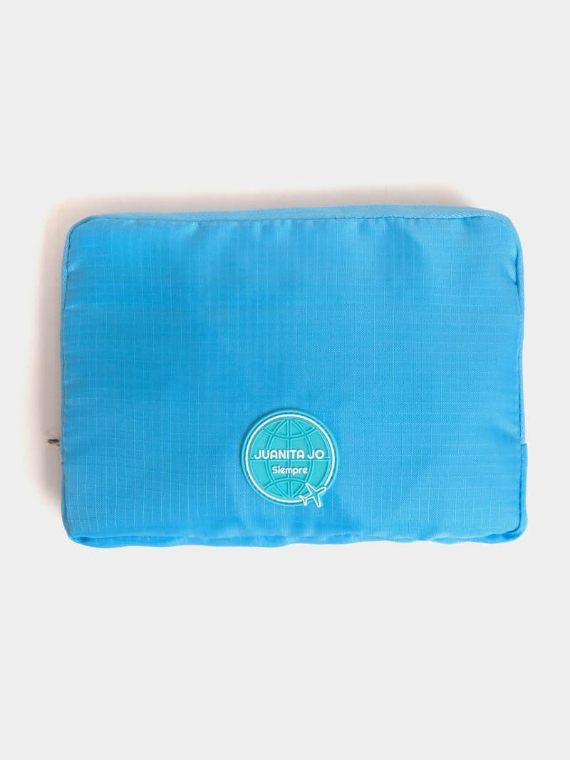 Bolso mediano  plegable para viaje turquesa Minimax