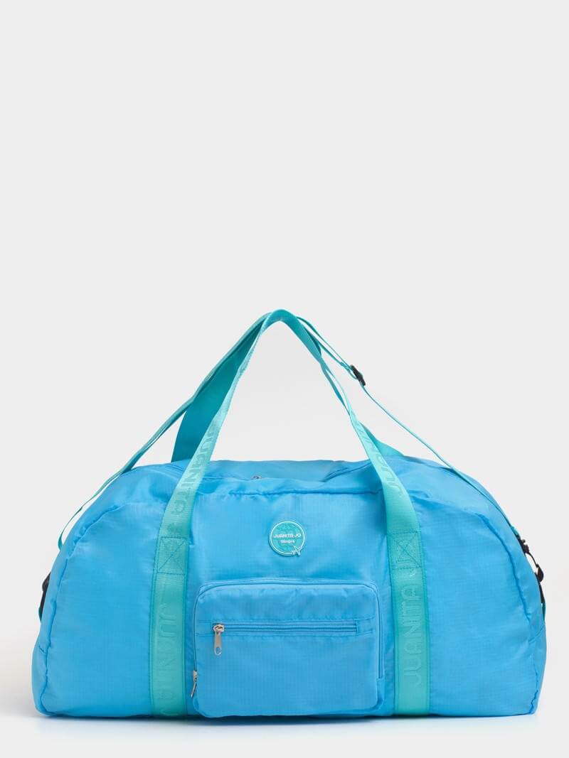 Bolso mediano  plegable para viaje turquesa Minimax