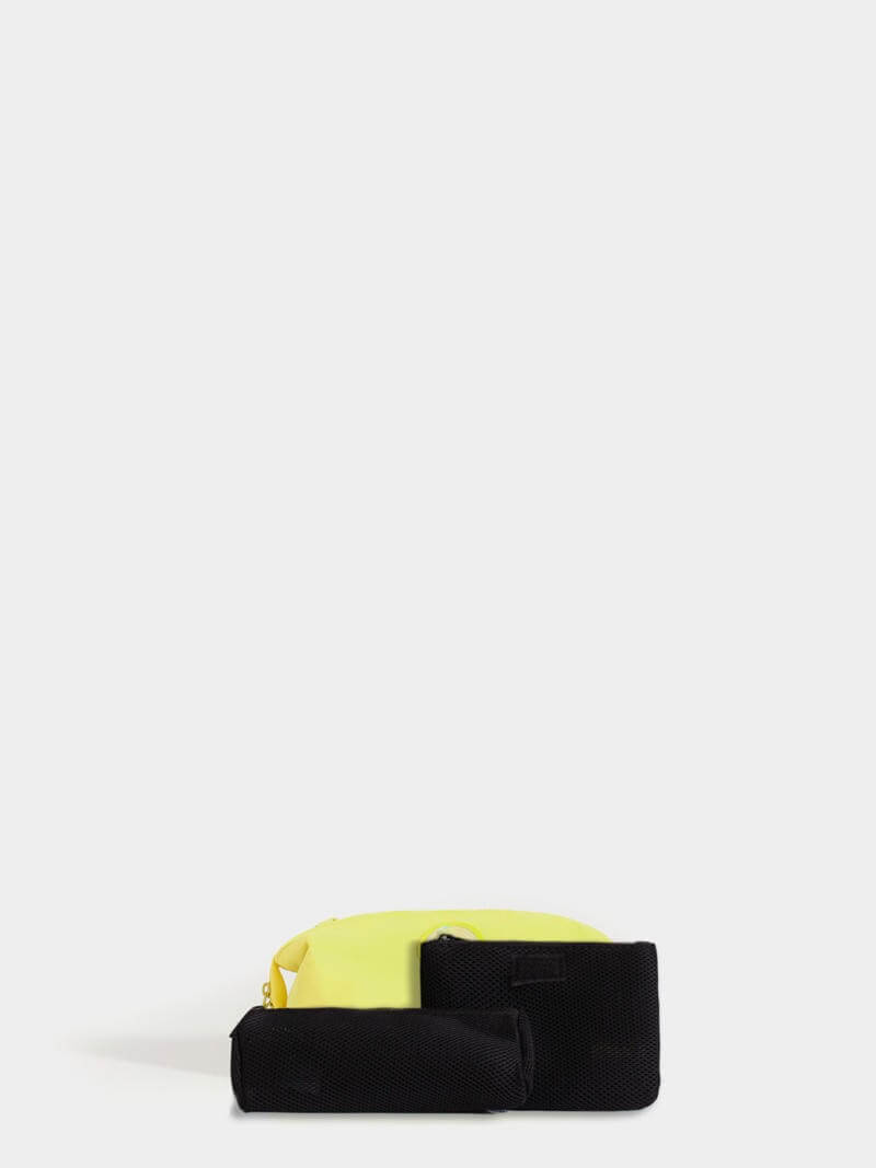 Neceser 3 en 1 amarillo