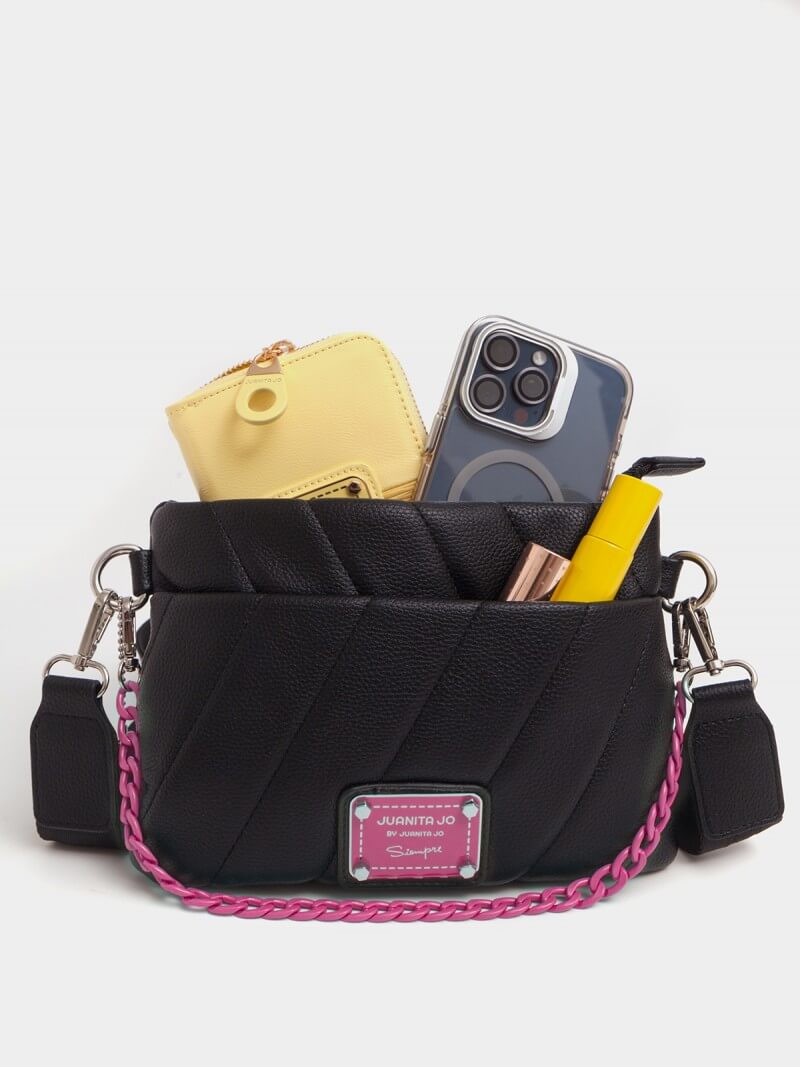 Bandolera negra y fucsia Andes