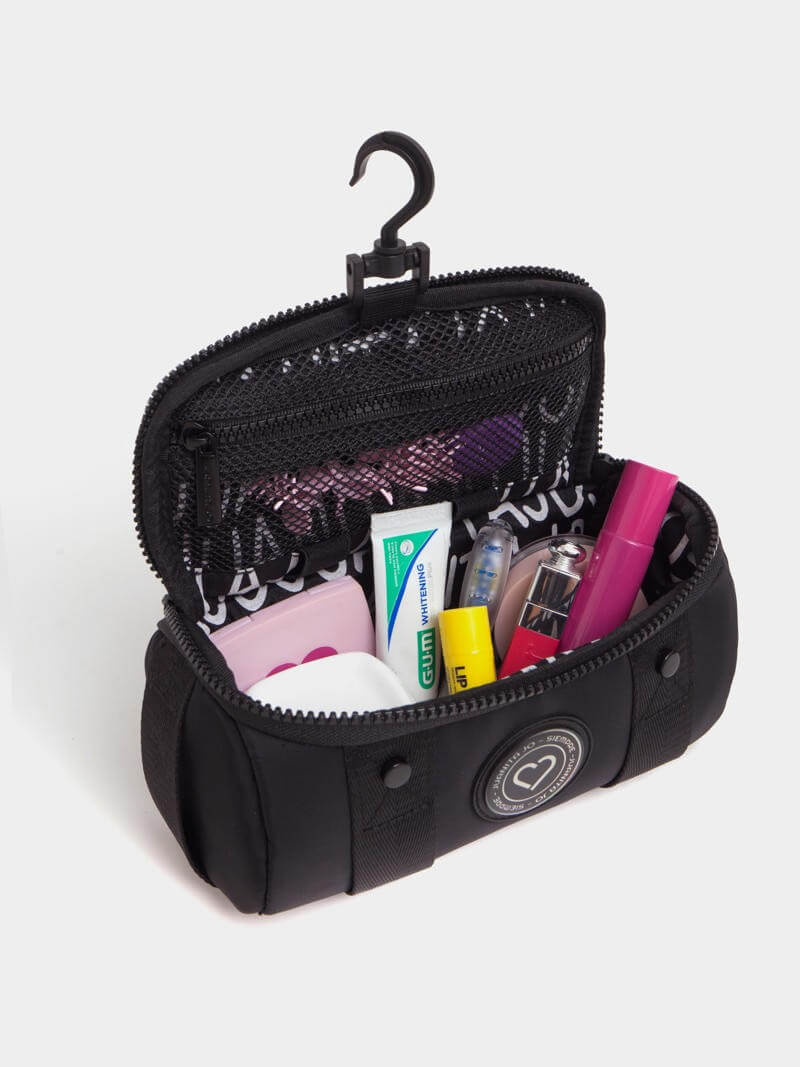 Neceser de viaje para colgar negro