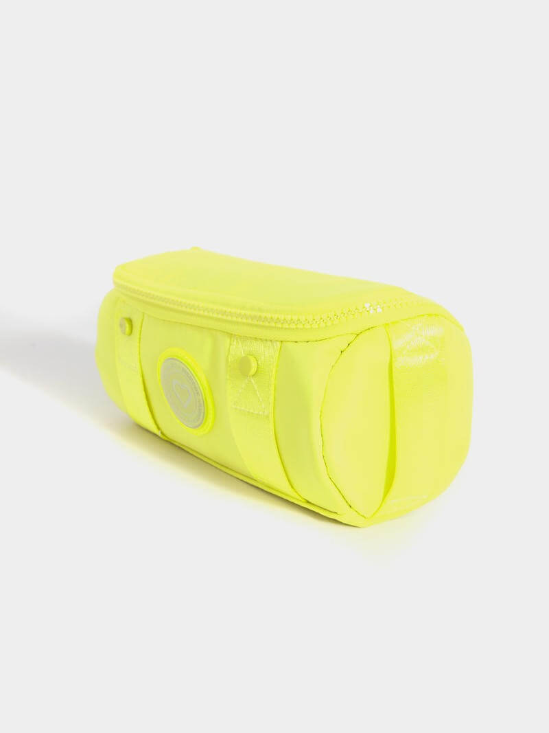Neceser de viaje para colgar amarillo