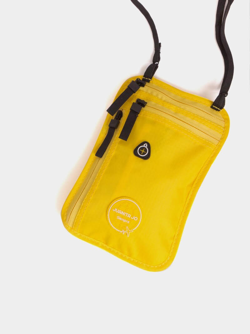 Bandolera Porta Valores amarillo