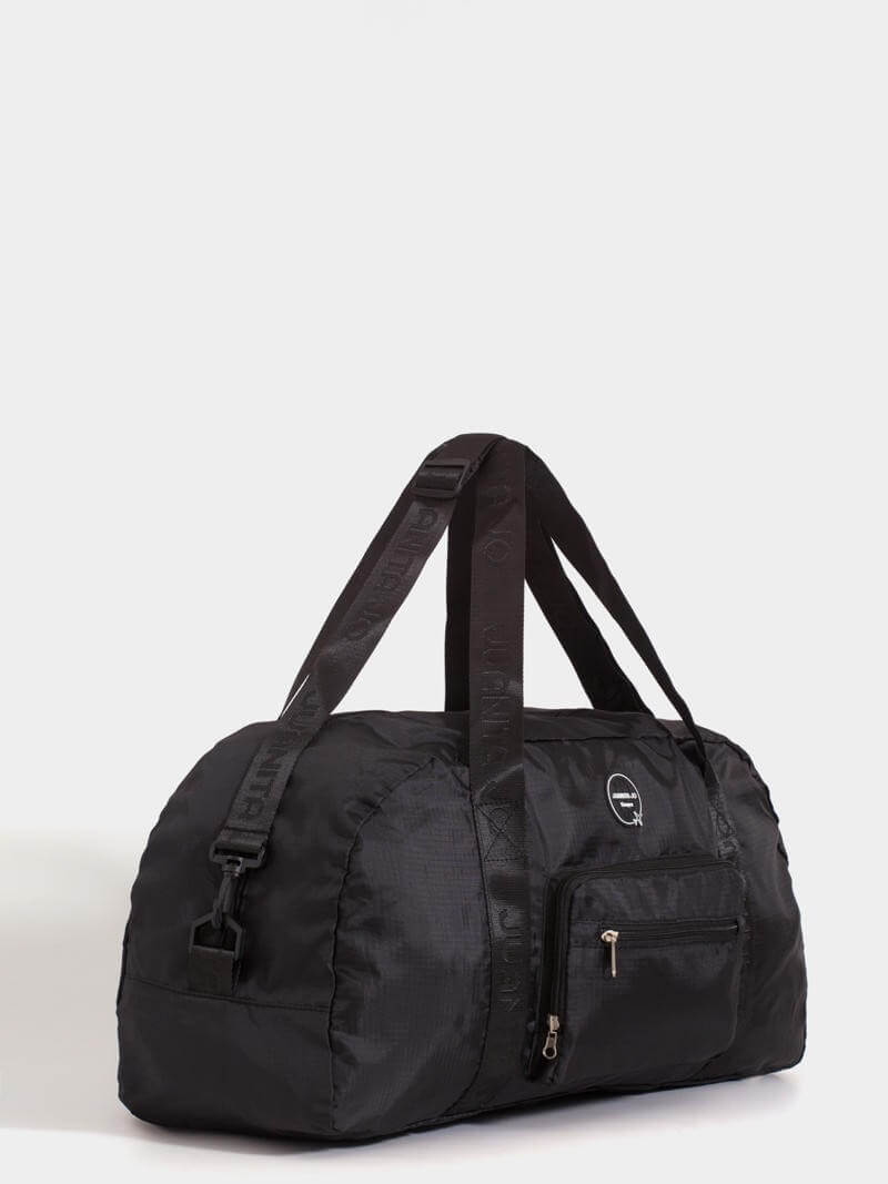 Bolso mediano plegable para viaje negro Minimax