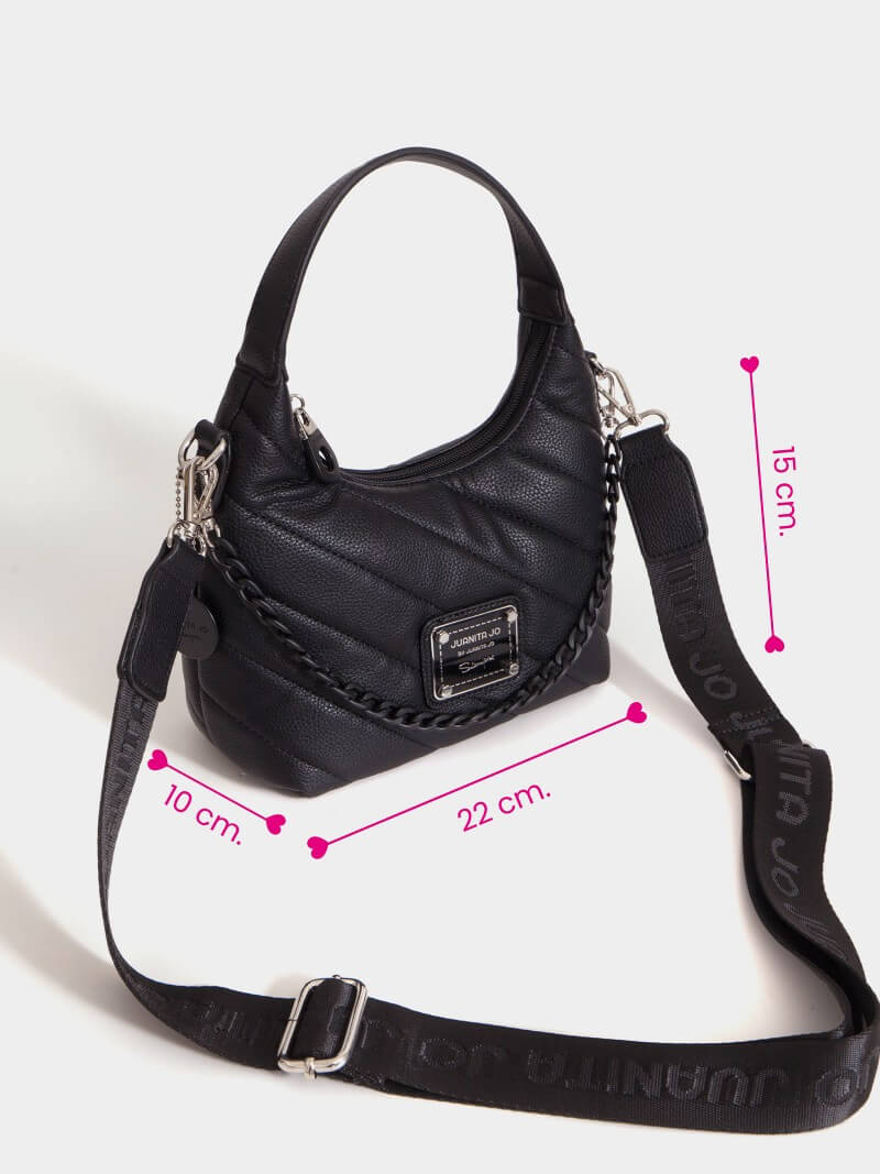 Cartera Baguette negra Andes