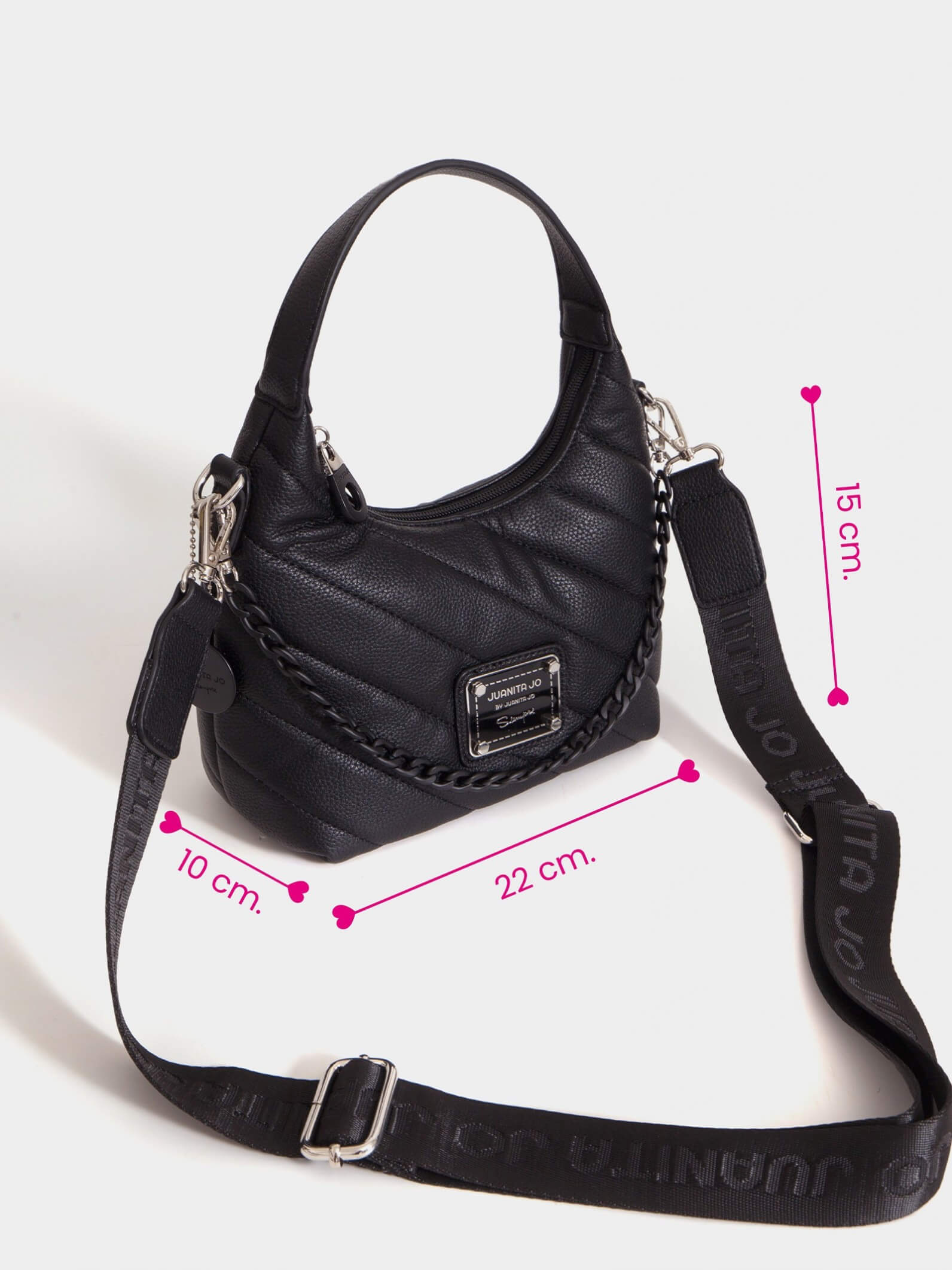 Cartera Baguette negra Andes