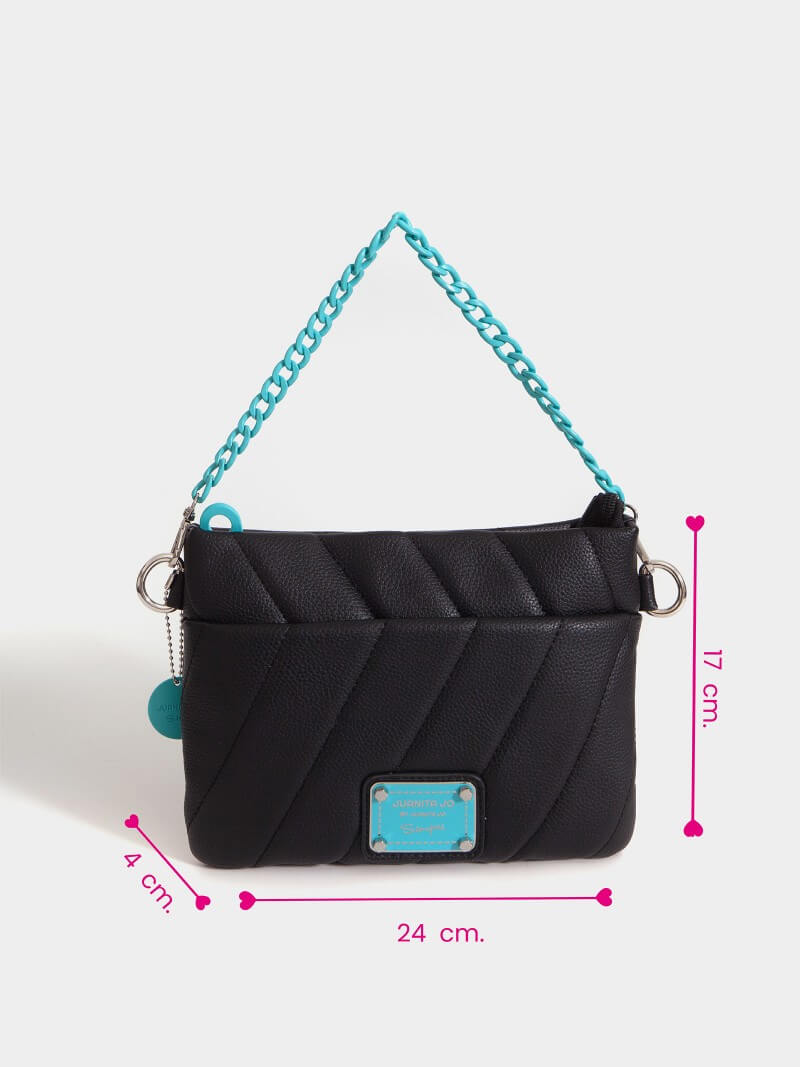 Bandolera negra y turquesa Andes