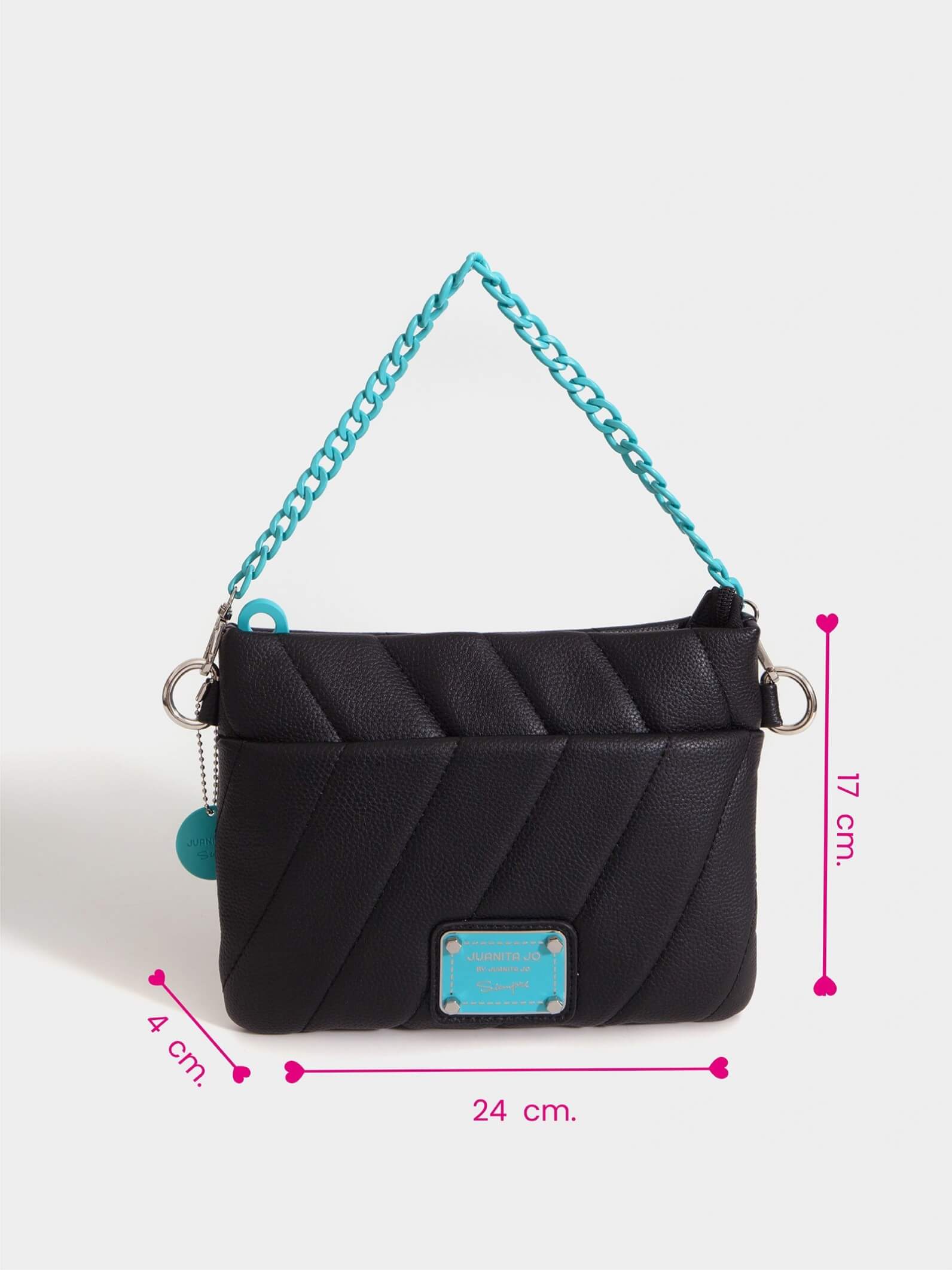 Bandolera negra y turquesa Andes