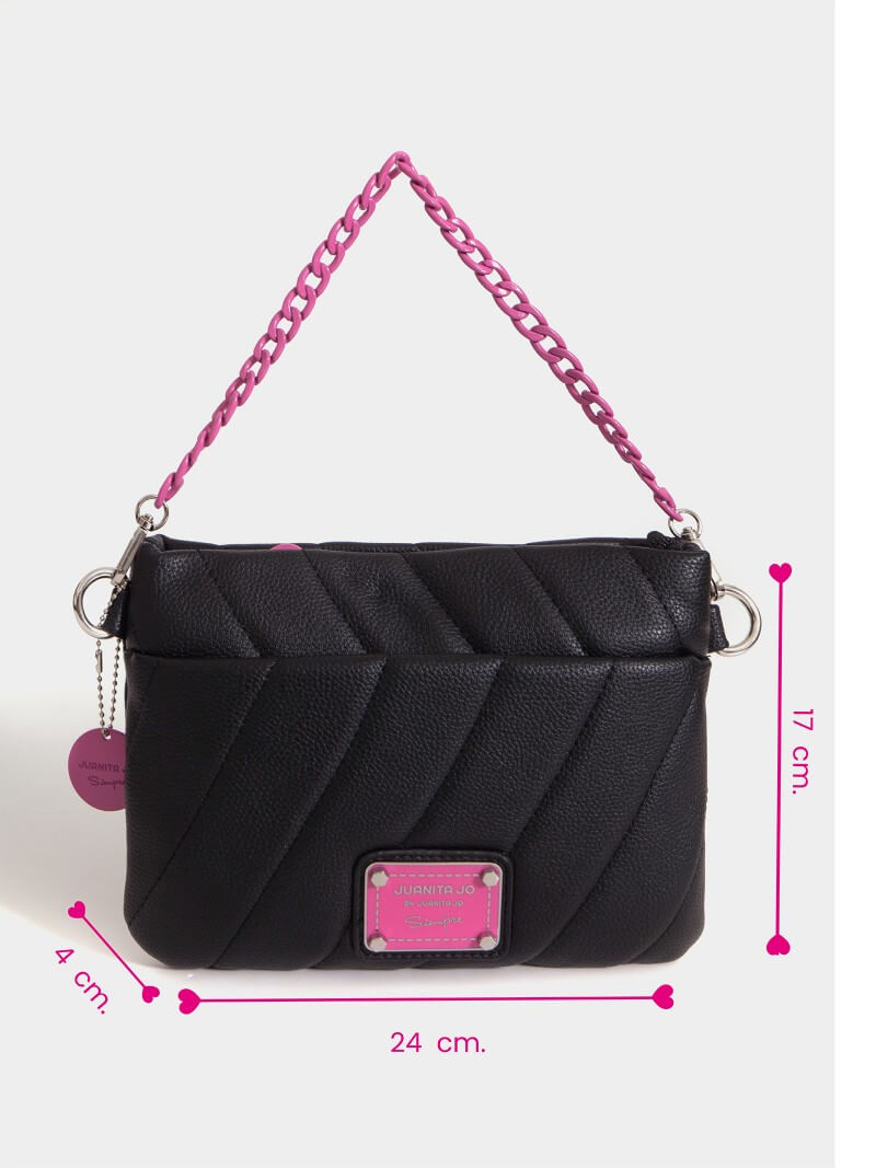 Bandolera negra y fucsia Andes
