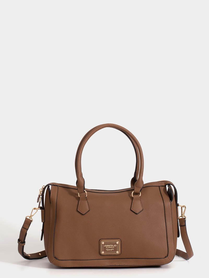 Cartera marrón Aurora