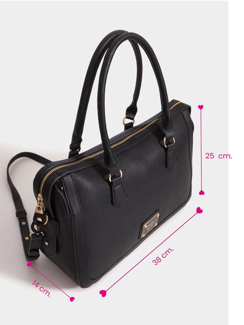 Cartera negra Aurora