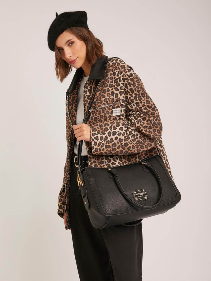 Cartera negra Aurora